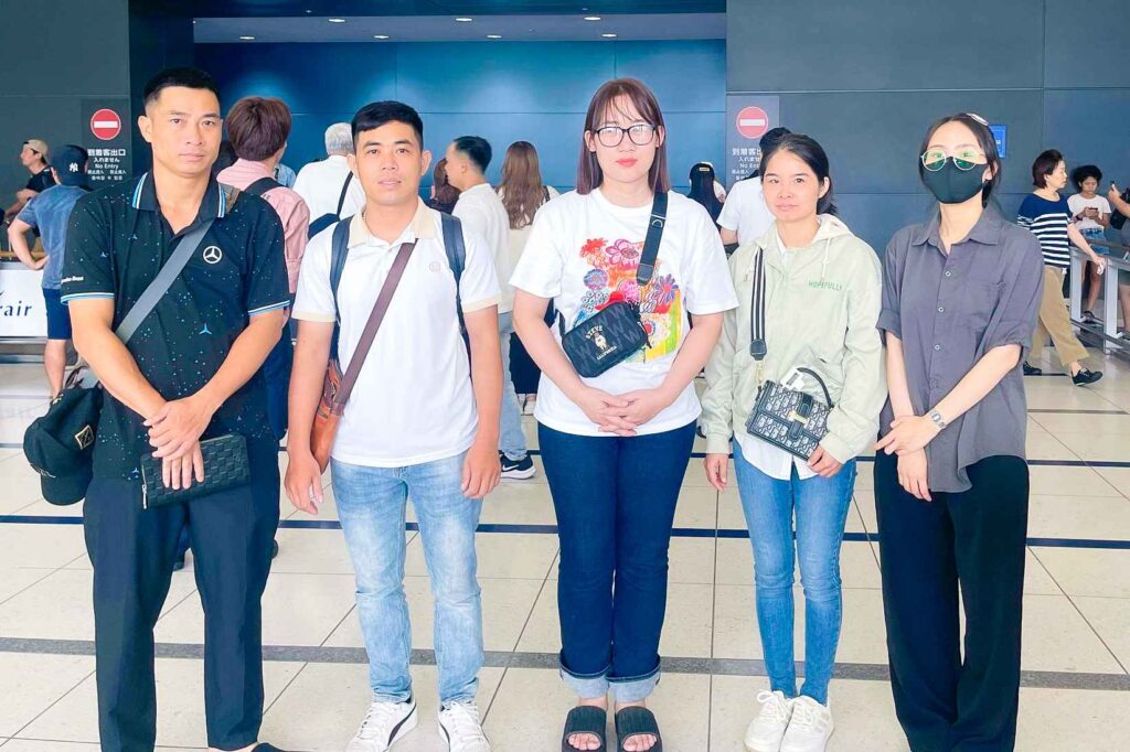 ８月３０日ベトナムスタッフ来日情報